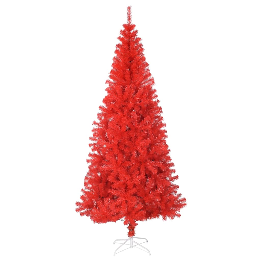 Artificial Christmas Tree with Stand Red 180 cm PVC