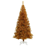 Artificial Christmas Tree with Stand Gold 180 cm PET