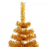 Artificial Christmas Tree with Stand Gold 180 cm PET