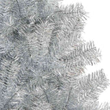 Artificial Christmas Tree with Stand Silver 150 cm PET