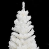 Artificial Christmas Tree Lifelike Needles White 90 cm - Side View