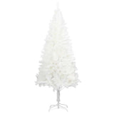 Artificial Christmas Tree Lifelike Needles White 210 cm - Front View