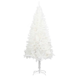 Artificial Christmas Tree Lifelike Needles White 240 cm - Front View