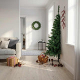 Artificial Half Christmas Tree with Stand Green 180 cm PVC