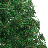 Artificial Christmas Tree with Thick Branches Green 150 cm PVC - 45-Degree Angle