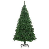 Artificial Christmas Tree with Thick Branches Green 180 cm PVC - Front View