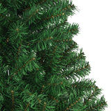 Artificial Christmas Tree with Thick Branches Green 180 cm PVC - Top-Down View
