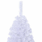Artificial Christmas Tree with Thick Branches White 180 cm PVC