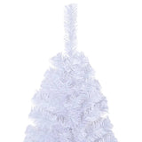 Artificial Christmas Tree with Thick Branches White 240 cm PVC