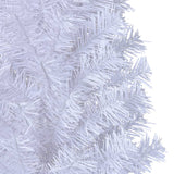 Artificial Christmas Tree with Thick Branches White 240 cm PVC - Top-Down View