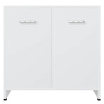Bathroom Cabinet White 60x33x61 cm Engineered Wood