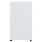 Bathroom Cabinet White 60x33x61 cm Engineered Wood - Close-Up Angle