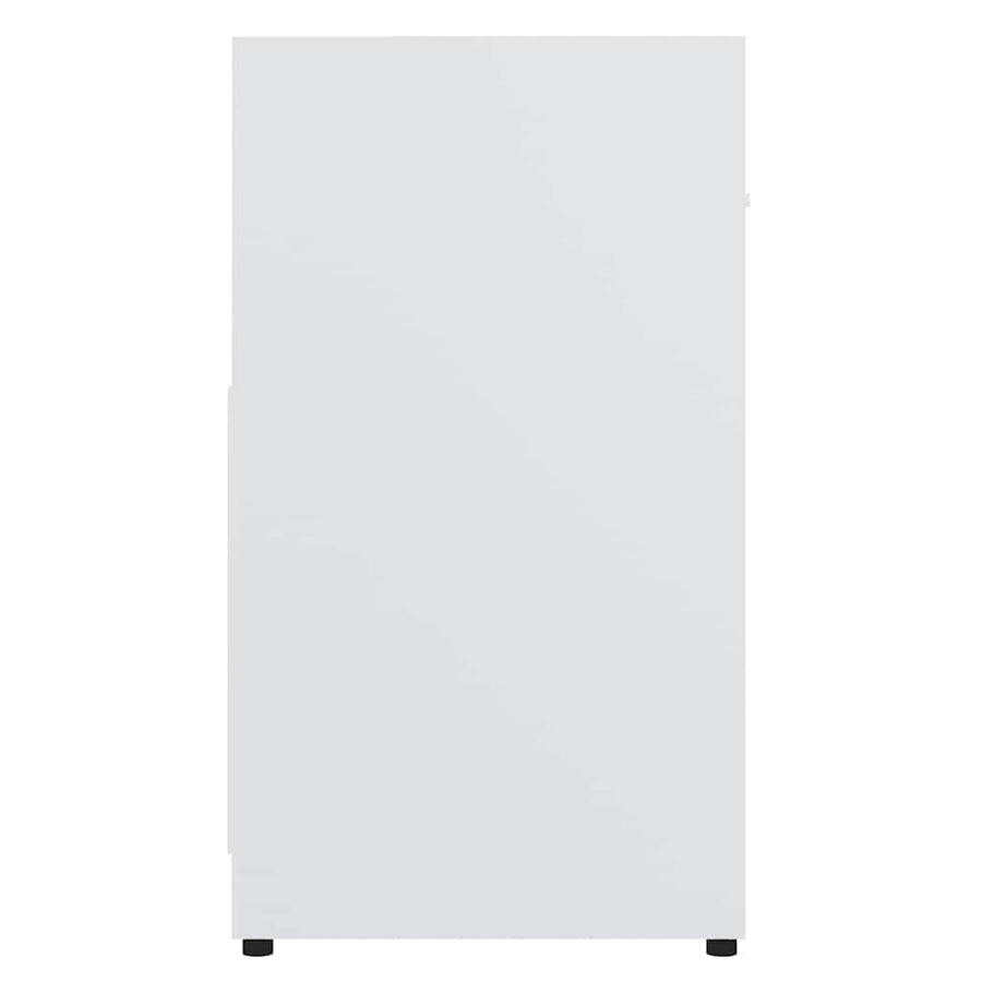 Bathroom Cabinet White 60x33x61 cm Engineered Wood