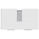 Bathroom Cabinet White 60x33x61 cm Engineered Wood - Low Angle