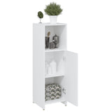 Bathroom Cabinet White 30x30x95 cm Engineered Wood - Top-Down View