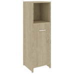 Bathroom Cabinet Sonoma Oak 30x30x95 cm Engineered Wood