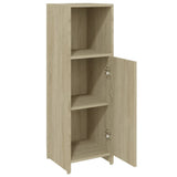 Bathroom Cabinet Sonoma Oak 30x30x95 cm Engineered Wood