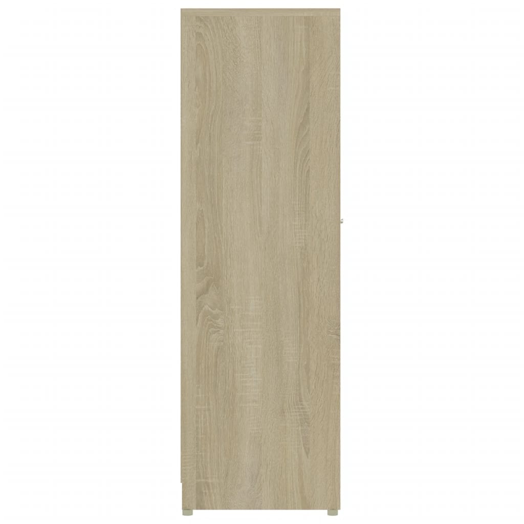 Bathroom Cabinet Sonoma Oak 30x30x95 cm Engineered Wood