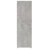 Bathroom Cabinet Concrete Grey 30x30x95 cm Engineered Wood