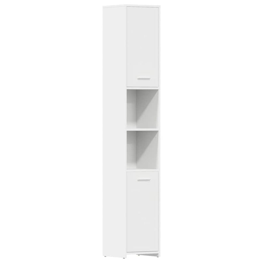 Bathroom Cabinet White 30x30x183.5 cm Engineered Wood