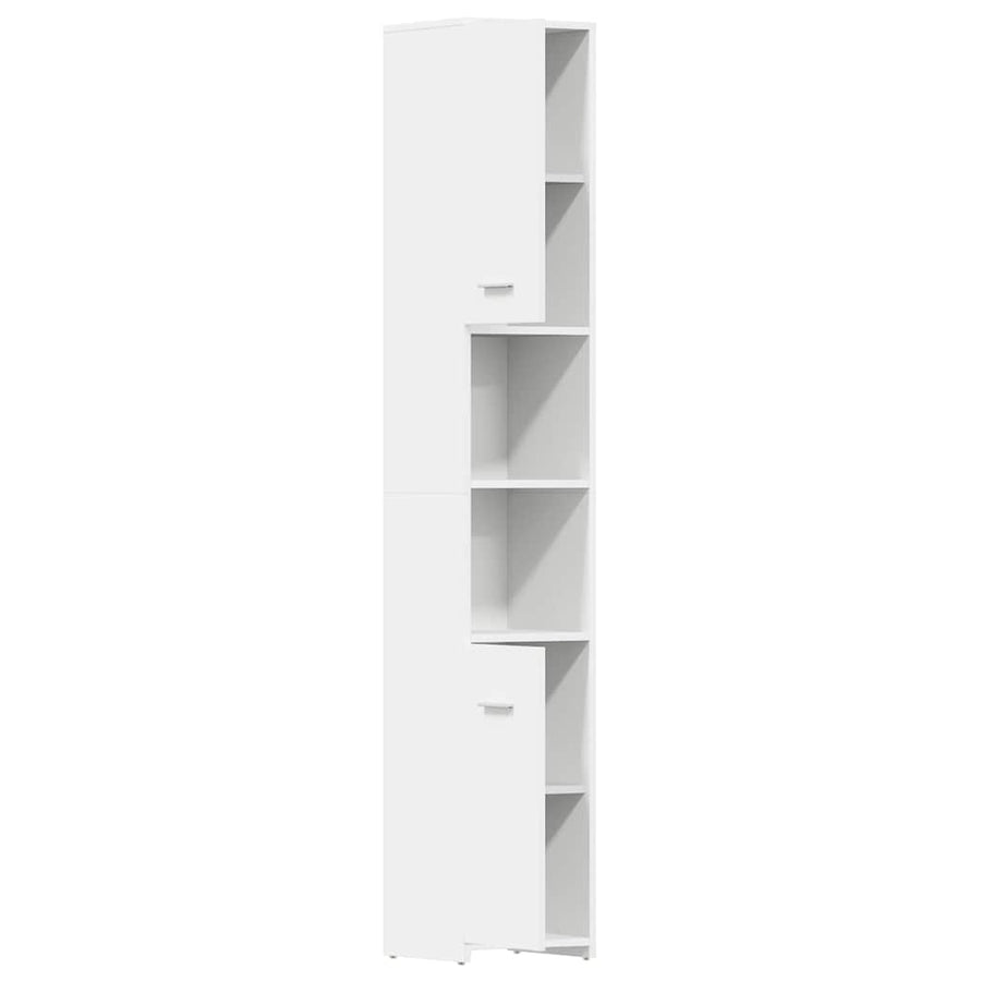 Bathroom Cabinet White 30x30x183.5 cm Engineered Wood