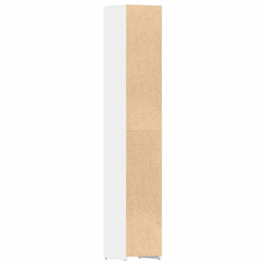 Bathroom Cabinet White 30x30x183.5 cm Engineered Wood