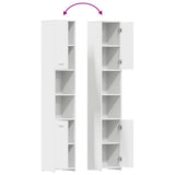 Bathroom Cabinet White 30x30x183.5 cm Engineered Wood - Extra Image