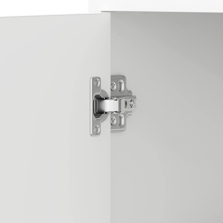 Bathroom Cabinet White 30x30x183.5 cm Engineered Wood