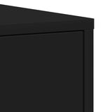 Bathroom Cabinet Black 30x30x183.5 cm Engineered Wood