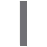 Bathroom Cabinet Grey 30x30x183.5 cm Engineered Wood - Close-Up Angle