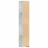 Bathroom Cabinet Concrete Grey 30x30x183.5 cm Engineered Wood