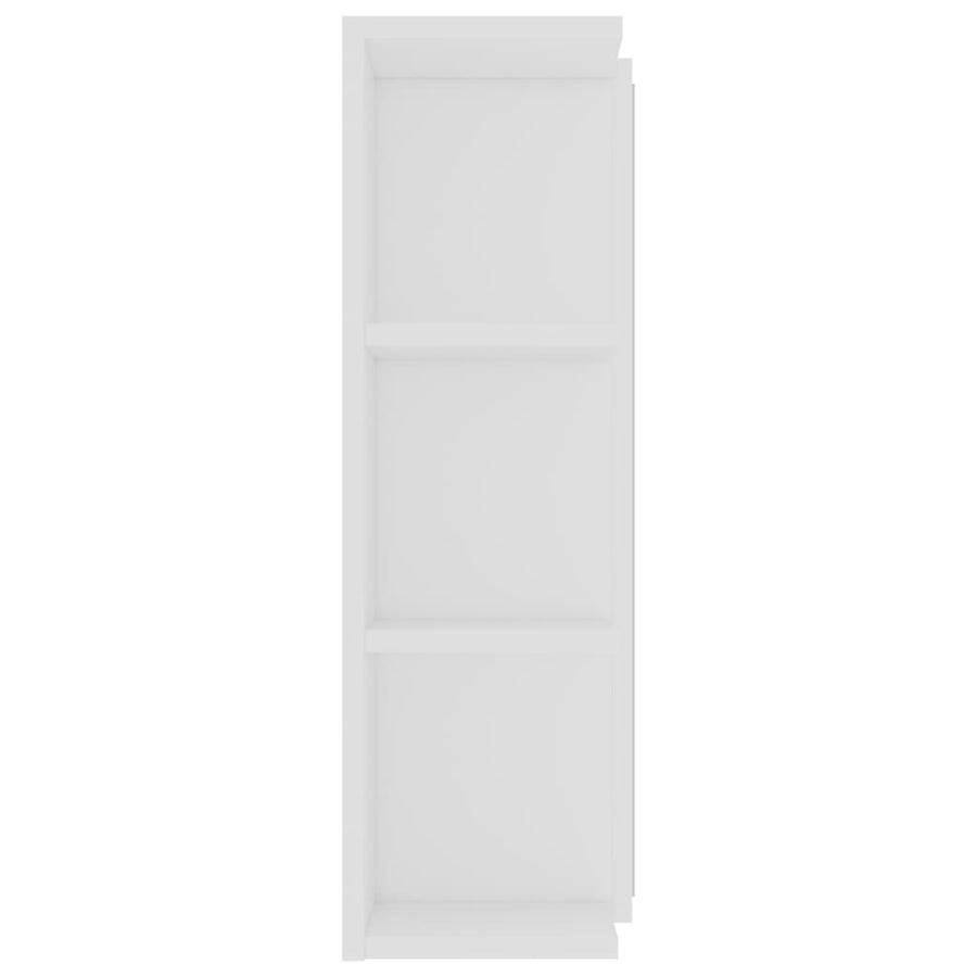 Bathroom Mirror Cabinet White 80x20.5x64 cm Engineered Wood