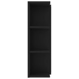 Bathroom Mirror Cabinet Black 80x20.5x64 cm Engineered Wood