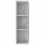 Bathroom Mirror Cabinet Concrete Grey 80x20.5x64 cm Engineered Wood - Close-Up Angle
