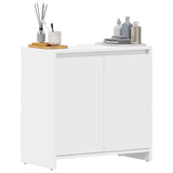 Bathroom Cabinet White 60x33x61 cm Engineered Wood - Top-Down View