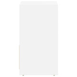 Bathroom Cabinet White 60x33x61 cm Engineered Wood - Close-Up Angle