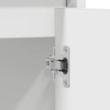 Bathroom Cabinet White 60x33x61 cm Engineered Wood - Extra Image