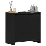 Bathroom Cabinet Black 60x33x61 cm Engineered Wood - Top-Down View