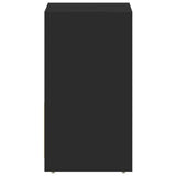 Bathroom Cabinet Black 60x33x61 cm Engineered Wood - Close-Up Angle