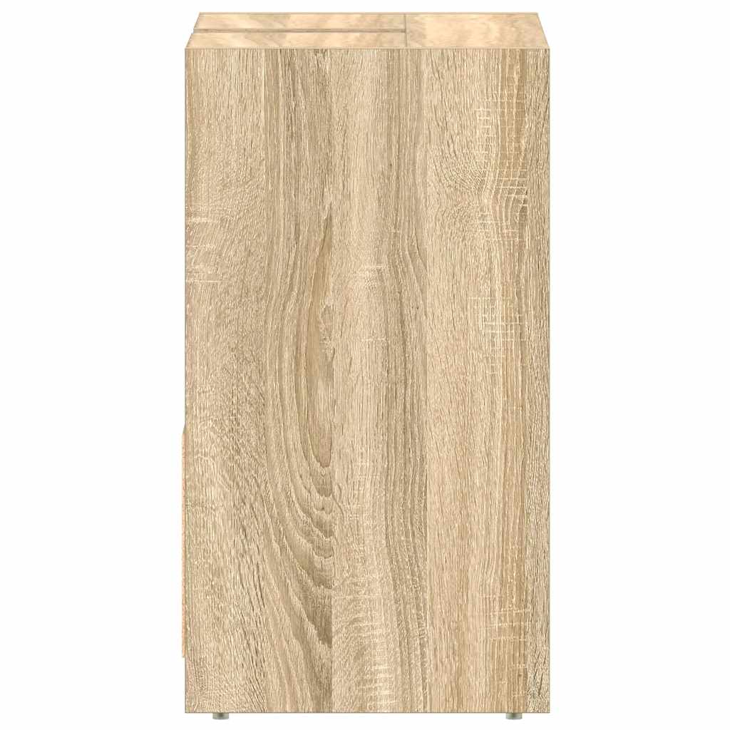 Bathroom Cabinet Sonoma Oak 60x33x61 cm Engineered Wood