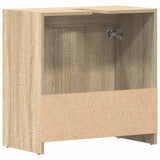 Bathroom Cabinet Sonoma Oak 60x33x61 cm Engineered Wood - Low Angle