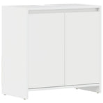 Bathroom Cabinet High Gloss White 60x33x60 cm Engineered Wood