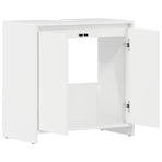 Bathroom Cabinet High Gloss White 60x33x60 cm Engineered Wood