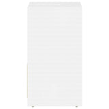 Bathroom Cabinet High Gloss White 60x33x61 cm Engineered Wood - Close-Up Angle