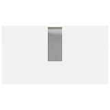 Bathroom Cabinet High Gloss White 60x33x61 cm Engineered Wood
