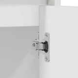 Bathroom Cabinet High Gloss White 60x33x61 cm Engineered Wood