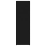 Bathroom Cabinet Black 30x30x95 cm Engineered Wood - Low Angle