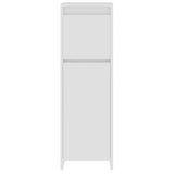 Bathroom Cabinet High Gloss White 30x30x95 cm Engineered Wood