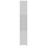 Bathroom Cabinet White 30x30x183.5 cm Engineered Wood