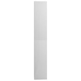 Bathroom Cabinet High Gloss White 30x30x183.5 cm Engineered Wood - Close-Up Angle